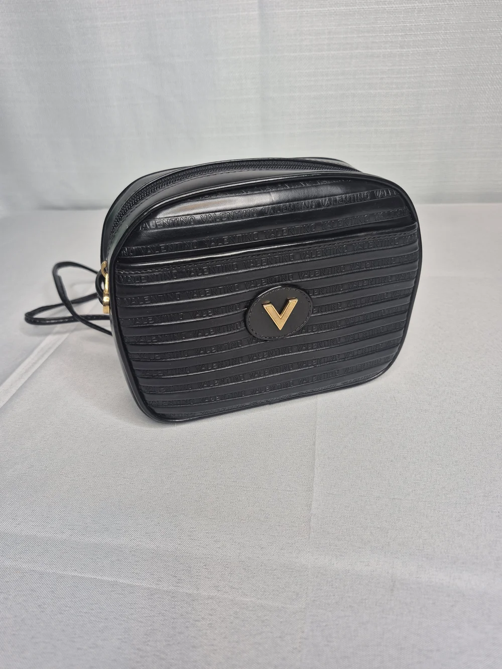 Mario Valentino V-Strap Quilted Crossbody Bag